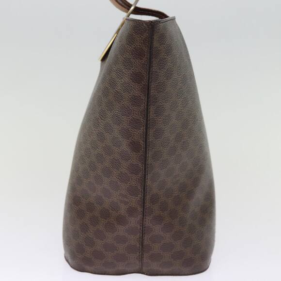 CELINE Macadam Canvas Shoulder Bag Pvc Brown - Picture 5 of 13